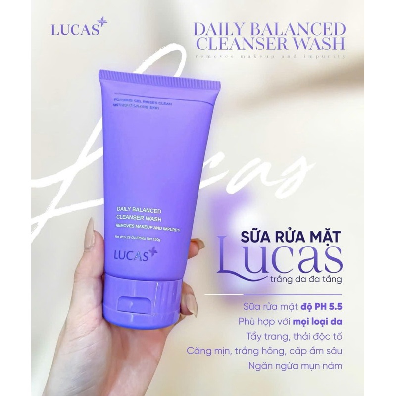 Sữa rửa mặt Lucas Đan Thy